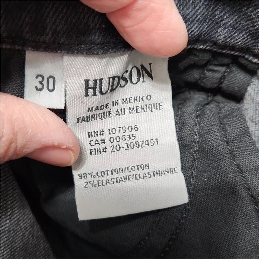 Womens Hudson Black Boot Cut Jeans 30 - Picture 8 of 10